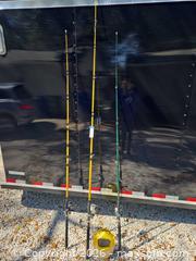 MaxSold Auction: Lot of 3 Calypso & Beach Comber Battlin Stick Fishing Rods - Lakeland (Florida, USA) PARTNER MANAGED Downsizing Online Auction - Shore Acres Drive