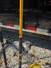 MaxSold Auction: Lot of 3 Calypso & Beach Comber Battlin Stick Fishing Rods - Lakeland (Florida, USA) PARTNER MANAGED Downsizing Online Auction - Shore Acres Drive