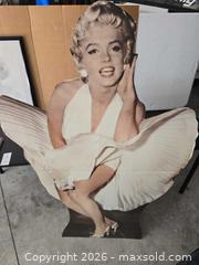 MaxSold Auction: Marilyn Monroe Collectible Standee, Framed Print & Guide Book - Lakeland (Florida, USA) PARTNER MANAGED Downsizing Online Auction - Shore Acres Drive