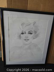 MaxSold Auction: Marilyn Monroe Collectible Standee, Framed Print & Guide Book - Lakeland (Florida, USA) PARTNER MANAGED Downsizing Online Auction - Shore Acres Drive