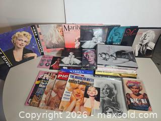 MaxSold Auction: Marilyn Monroe collection — books, magazines, calendars, VHS, pins - Lakeland (Florida, USA) PARTNER MANAGED Downsizing Online Auction - Shore Acres Drive