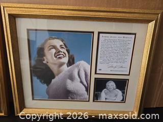 MaxSold Auction: Marilyn Monroe Framed Commemorative Print with COA - Lakeland (Florida, USA) PARTNER MANAGED Downsizing Online Auction - Shore Acres Drive