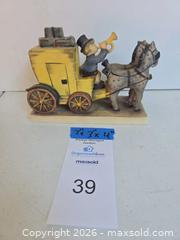 MaxSold Auction: Porcelain Horse and Carriage Figurine, Multicolor, 7 x 4 in - Lakeland (Florida, USA) PARTNER MANAGED Downsizing Online Auction - Shore Acres Drive