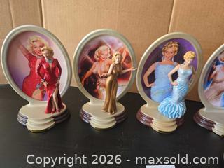 MaxSold Auction: Set of 8 Marilyn Monroe Ceramic/Porcelain Figurines - Lakeland (Florida, USA) PARTNER MANAGED Downsizing Online Auction - Shore Acres Drive