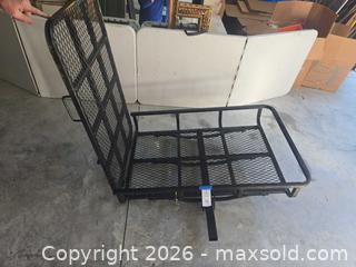 MaxSold Auction: Steel 2-Inch Receiver Hitch Cargo Carrier, 46 x 32 x 8 in - Lakeland (Florida, USA) PARTNER MANAGED Downsizing Online Auction - Shore Acres Drive
