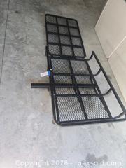 MaxSold Auction: Steel 2-Inch Receiver Hitch Cargo Carrier, 46 x 32 x 8 in - Lakeland (Florida, USA) PARTNER MANAGED Downsizing Online Auction - Shore Acres Drive