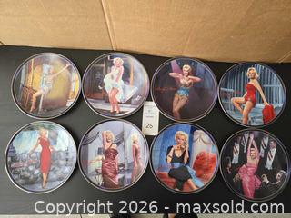 MaxSold Auction: Victor Gamino Porcelain Marilyn Monroe Collector Plate Set of 8 - Lakeland (Florida, USA) PARTNER MANAGED Downsizing Online Auction - Shore Acres Drive