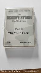 MaxSold Auction: 1991 DESERT STORM SERIES 2 SCHWARZKOPF & FRIENDS SOUTHERN CARDS  - Walworth (New York, USA) SELLER MANAGED Downsizing Online Auction -  High Street