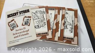 MaxSold Auction: 1991 DESERT STORM SERIES 2 SCHWARZKOPF & FRIENDS SOUTHERN CARDS  - Walworth (New York, USA) SELLER MANAGED Downsizing Online Auction -  High Street