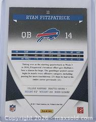 MaxSold Auction: 2011 DONRUSS ELITE RYAN FITZPATRICK  #11 - Walworth (New York, USA) SELLER MANAGED Downsizing Online Auction -  High Street