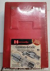 MaxSold Auction: Brand New Hornady Custom-Grade New Dimension Dies - Walworth (New York, USA) SELLER MANAGED Downsizing Online Auction -  High Street