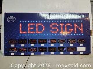 MaxSold Auction: Brand New "Nails Open" LED Sign  - Walworth (New York, USA) SELLER MANAGED Downsizing Online Auction -  High Street