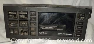 MaxSold Auction: Chrysler Infinity radio For 1988 - 1991 Dodge Neon - Walworth (New York, USA) SELLER MANAGED Downsizing Online Auction -  High Street