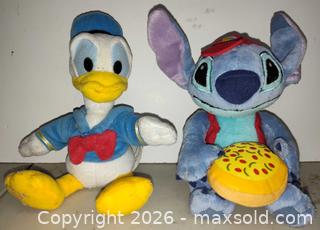 MaxSold Auction: Disney Plush toy lot Pizza Stitch and Donald Duck - Walworth (New York, USA) SELLER MANAGED Downsizing Online Auction -  High Street