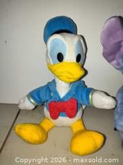 MaxSold Auction: Disney Plush toy lot Pizza Stitch and Donald Duck - Walworth (New York, USA) SELLER MANAGED Downsizing Online Auction -  High Street