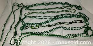 MaxSold Auction: Green St Patrick's Day Bead Necklaces - Walworth (New York, USA) SELLER MANAGED Downsizing Online Auction -  High Street