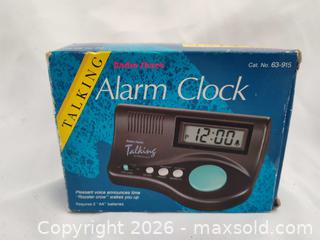 MaxSold Auction: (New in box) Radio shack Talking alarm clock 63-915 - Walworth (New York, USA) SELLER MANAGED Downsizing Online Auction -  High Street