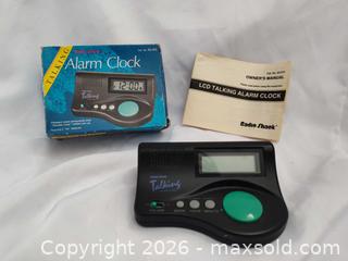 MaxSold Auction: (New in box) Radio shack Talking alarm clock 63-915 - Walworth (New York, USA) SELLER MANAGED Downsizing Online Auction -  High Street
