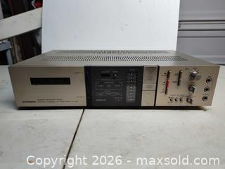 MaxSold Auction: Pioneer Ribbon sendust head stereo cassette tape deck CT-6R (Tested works) - Walworth (New York, USA) SELLER MANAGED Downsizing Online Auction -  High Street