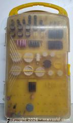 MaxSold Auction: Plastic Yellow Portable Universal Rotary tool Bit Kit - Walworth (New York, USA) SELLER MANAGED Downsizing Online Auction -  High Street
