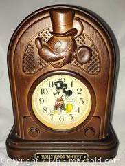 MaxSold Auction: Seiko Hollywood Mickey Mouse Alarm Clock - Walworth (New York, USA) SELLER MANAGED Downsizing Online Auction -  High Street