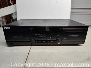 MaxSold Auction: Sony stereo cassette deck TC-WR535 - Walworth (New York, USA) SELLER MANAGED Downsizing Online Auction -  High Street