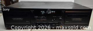 MaxSold Auction: Sony stereo cassette deck TC-WR535 - Walworth (New York, USA) SELLER MANAGED Downsizing Online Auction -  High Street
