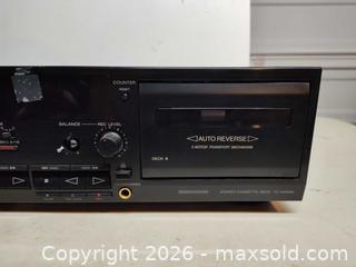 MaxSold Auction: Sony stereo cassette deck TC-WR535 - Walworth (New York, USA) SELLER MANAGED Downsizing Online Auction -  High Street
