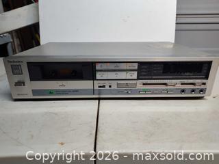 MaxSold Auction: Technics stereo cassette deck M235X (Tested works) - Walworth (New York, USA) SELLER MANAGED Downsizing Online Auction -  High Street