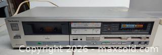 MaxSold Auction: Technics stereo cassette deck M235X (Tested works) - Walworth (New York, USA) SELLER MANAGED Downsizing Online Auction -  High Street