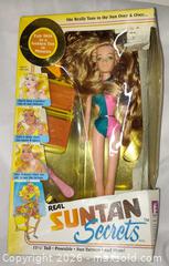MaxSold Auction: Vintage 1988 Real Suntan Secrets Doll (New in box) - Walworth (New York, USA) SELLER MANAGED Downsizing Online Auction -  High Street