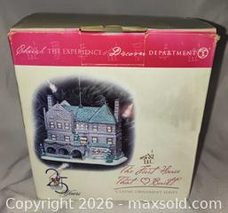 MaxSold Auction: Vintage The First House That Love Built Ornament - Walworth (New York, USA) SELLER MANAGED Downsizing Online Auction -  High Street