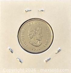 MaxSold Auction: 1812-2012 Cdn. Heroes of 1812: Colour Sir Isaac Brock 25 Cents  - Newmarket (Ontario, Canada) PARTNER MANAGED Reseller Online Auction - Walter Avenue