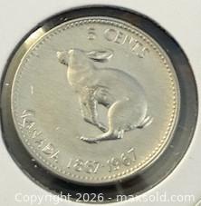 MaxSold Auction: 1867-1967 Cdn. Queen Elizabeth II 5 Cents  - Newmarket (Ontario, Canada) PARTNER MANAGED Reseller Online Auction - Walter Avenue