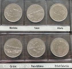 MaxSold Auction: 1867-1992 Canada 125th Anniversary Provincial Commemorative 12 Coin Set of 25 Cents  - Newmarket (Ontario, Canada) PARTNER MANAGED Reseller Online Auction - Walter Avenue