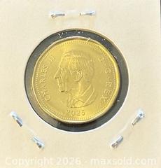 MaxSold Auction: 1875-2025 Cdn. Commemorating the 150th Anniversary of the Supreme Court of Canada Colour Loonie  - Newmarket (Ontario, Canada) PARTNER MANAGED Reseller Online Auction - Walter Avenue
