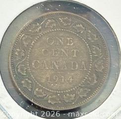 MaxSold Auction: 1914 Cdn. King George V Large One Cent  - Newmarket (Ontario, Canada) PARTNER MANAGED Reseller Online Auction - Walter Avenue
