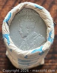MaxSold Auction: 1920's to 1930's Cdn. Roll of 5 Cents (2 dollars face value)  - Newmarket (Ontario, Canada) PARTNER MANAGED Reseller Online Auction - Walter Avenue