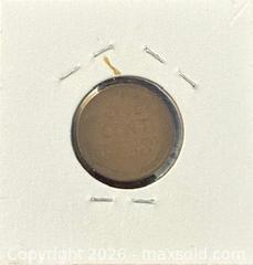 MaxSold Auction: 1937S US Lincoln One Cent  - Newmarket (Ontario, Canada) PARTNER MANAGED Reseller Online Auction - Walter Avenue