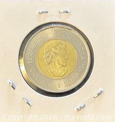 MaxSold Auction: 1944-2019 Cdn. Colour D-Day 75th Anniversary Twoonie  - Newmarket (Ontario, Canada) PARTNER MANAGED Reseller Online Auction - Walter Avenue