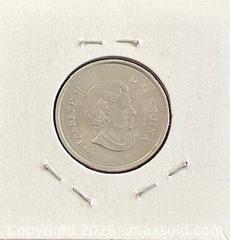 MaxSold Auction: 1945-2010 Cdn. Colour 65th Anniversary of the End of World War II 25 Cents  - Newmarket (Ontario, Canada) PARTNER MANAGED Reseller Online Auction - Walter Avenue