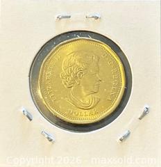 MaxSold Auction: 1945-2020 Cdn. Colour Signing of The United Nations Charter 75th Anniversary Loonie   - Newmarket (Ontario, Canada) PARTNER MANAGED Reseller Online Auction - Walter Avenue