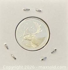 MaxSold Auction: 1952-2002 Cdn. Silver Proof Queen Elizabeth II Golden Jubilee 25 Cents  - Newmarket (Ontario, Canada) PARTNER MANAGED Reseller Online Auction - Walter Avenue