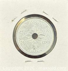 MaxSold Auction: 1952 Laos 20 Cents  - Newmarket (Ontario, Canada) PARTNER MANAGED Reseller Online Auction - Walter Avenue