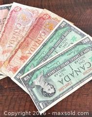 MaxSold Auction: 1954-1979 Assort Canadian Paper Banknote  - Newmarket (Ontario, Canada) PARTNER MANAGED Reseller Online Auction - Walter Avenue