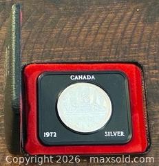MaxSold Auction: 1972 Cdn. Silver Queen Elizabeth II Case Dollar  - Newmarket (Ontario, Canada) PARTNER MANAGED Reseller Online Auction - Walter Avenue