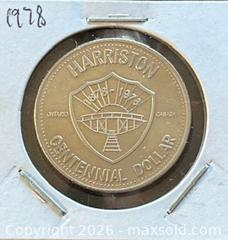 MaxSold Auction: 1978 Cdn. Harriston, Ontario Trade Dollar  - Newmarket (Ontario, Canada) PARTNER MANAGED Reseller Online Auction - Walter Avenue