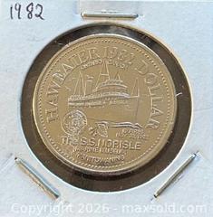 MaxSold Auction: 1982 Cdn. Manitoulin Island, Ontario Trade Dollar  - Newmarket (Ontario, Canada) PARTNER MANAGED Reseller Online Auction - Walter Avenue