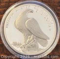 MaxSold Auction: 1984S US Silver Proof LA Olympiad Coliseum Commemorative Olympic Games 1 Dollar  - Newmarket (Ontario, Canada) PARTNER MANAGED Reseller Online Auction - Walter Avenue