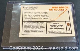 MaxSold Auction: 1988-9 O-Pee-Chee Sticker Patrick Roy Hockey Collectible Trading Card  - Newmarket (Ontario, Canada) PARTNER MANAGED Reseller Online Auction - Walter Avenue